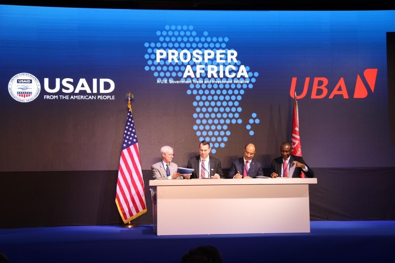 L’Agence des Etats-Unis pour le développement international (Usaid) via son projet dénommé prosper Africa, a signé avec la United Bank for Africa (Uba), jeudi 06 février 2020 à Tunis, un protocole d’accord sur les objectifs du commerce et de l’investissement entre les Etats-Unis et l’Afrique.