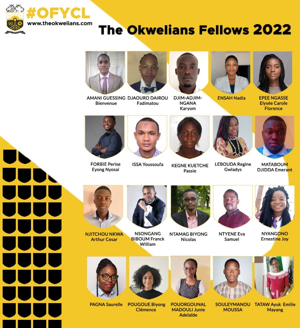 Entrepreneuriat et leadership : Les 20 lauréats de la deuxième promotion de The Okwelians Fellowship for Young Camerounian Leaders