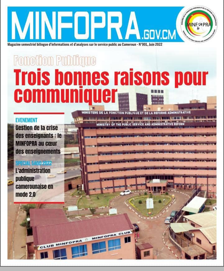 Revue : le ministère de la Fonction publique camerounaise lance son magazine