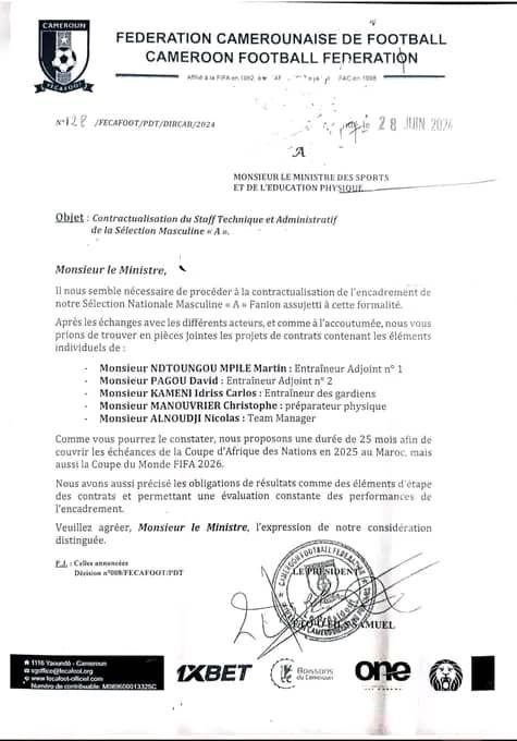 Fecafoot : le staff technique nommé par Samuel Eto’o toujours sans salaire