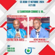 Glencore, candidature unique de l’opposition et l’interdiction des débats sur la santé du président Paul Biya, sont entre autres faits saillants qui seront abordés par Dipita Tongo et son illustre invité ce jeudi 17 octobre 2024 sur les antennes de STV.